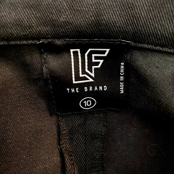 LF The Brand Undrgrnd3 Harness Blazer Black Red Utilitarian Streetwear Size 10 - Picture 10 of 14